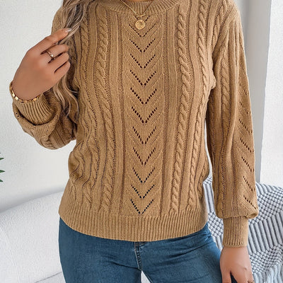 Sienna | No-Itch Cable Sweater