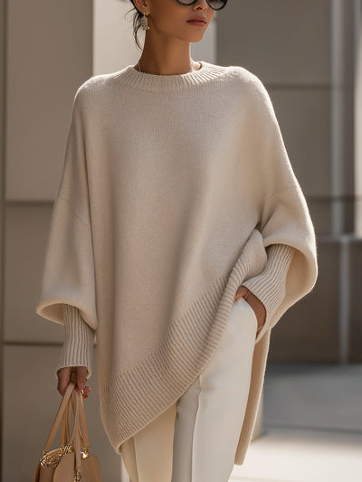 Anneta | Oversized poncho trui