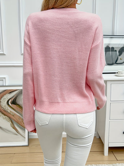 lodie | Cable Knit Crewneck
