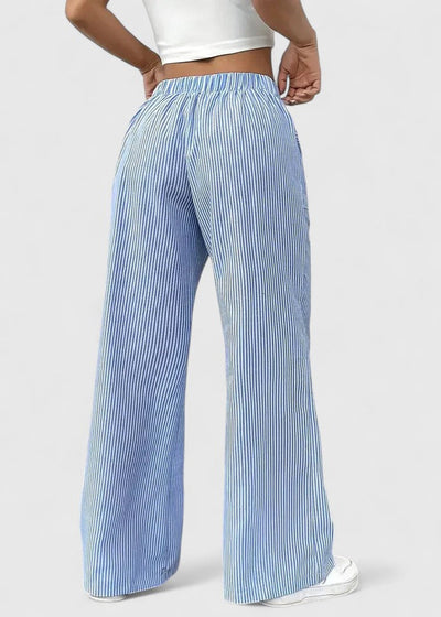 Madison Comfortable Wide-Leg Pants with Elegant Details