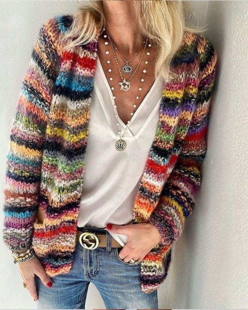 SARAI COLOURFUL CARDIGAN