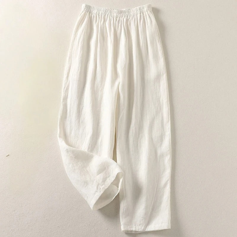 ALISA COMFORTABLE LINEN PANTS