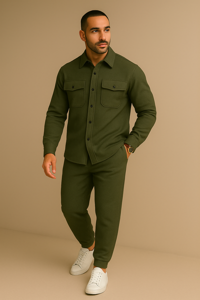 Oliver™ | Luxe Suede Two-Piece Set