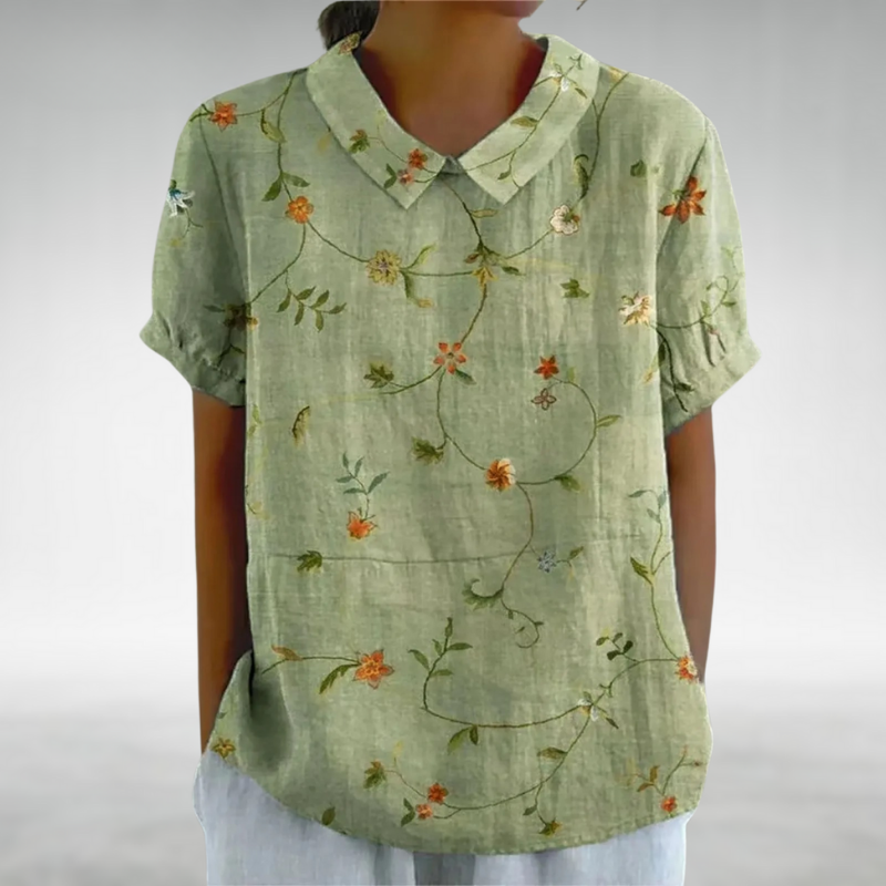 Danaya Vintage floral blouse