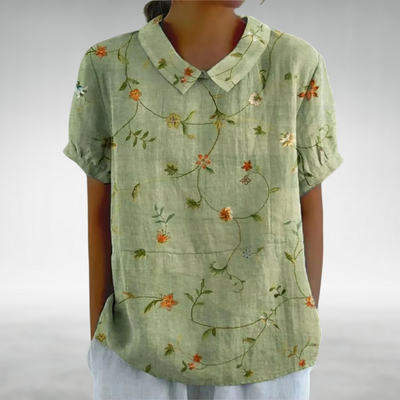 Danaya Vintage floral blouse