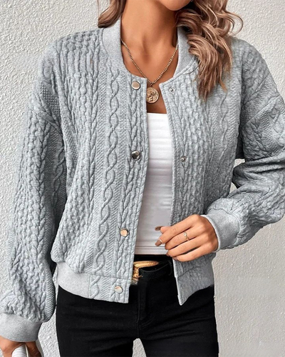 Lucille™  | Elegant Textured Cardigan