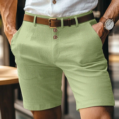 Classic™ Taro – Linen Blend Summer Shorts