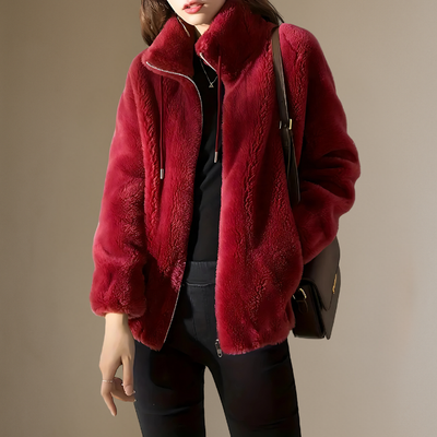 Lana™ | Long Sleeve Zip Up Warm Jacket with Soft Plush Lining