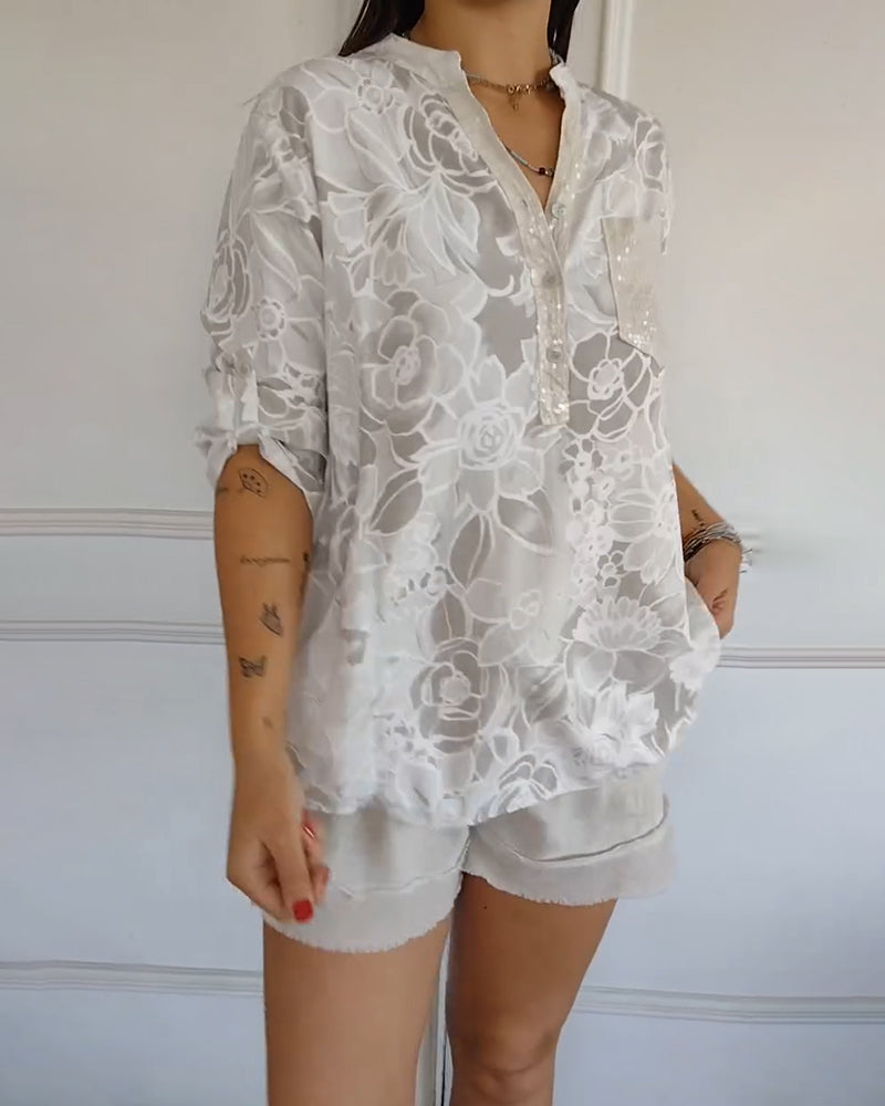 Sandra Floral Print Blouse