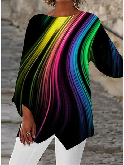 Soraya Long Sleeve Printed Shirt