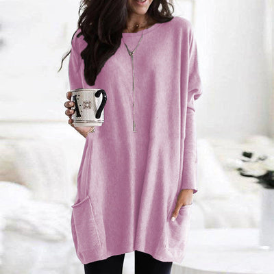 Maree Oversized round neck jumper for women