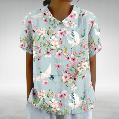 Danaya Vintage floral blouse