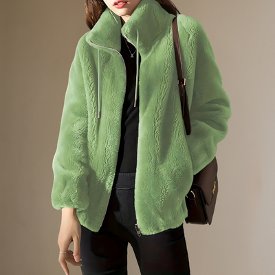 Lana™ | Long Sleeve Zip Up Warm Jacket with Soft Plush Lining