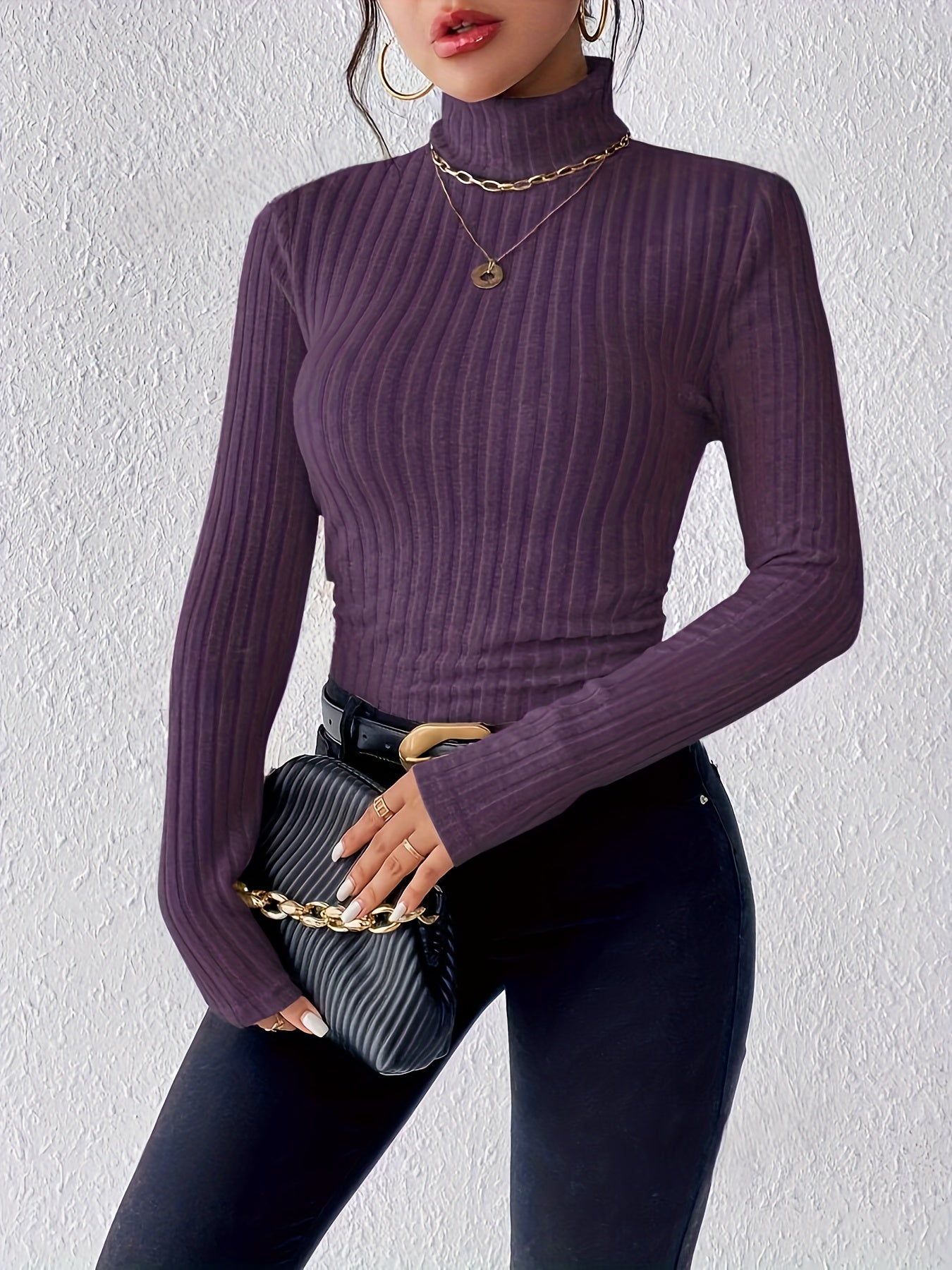 Elevé High-Neck Knit