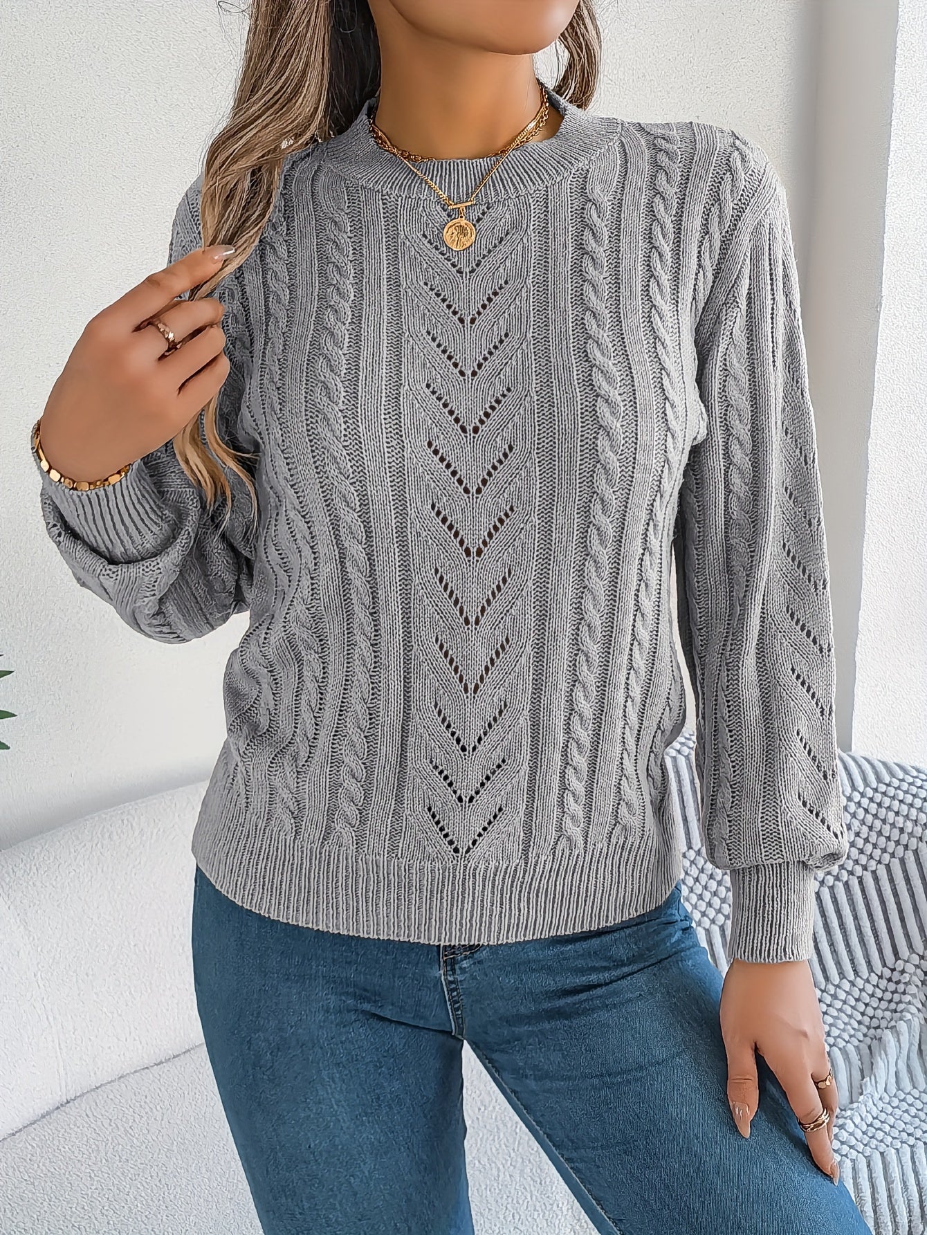 Sienna | No-Itch Cable Sweater