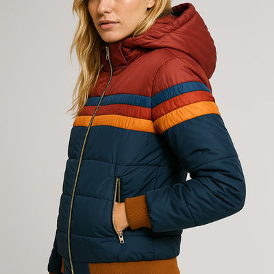 Dina Rainbow Puffer Jacket