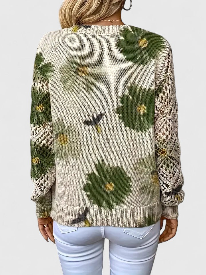 Aurélie | Elegant Floral Sweater