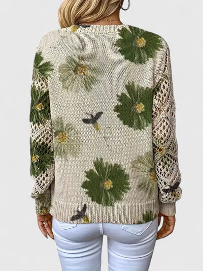 Aurélie | Elegant Floral Sweater
