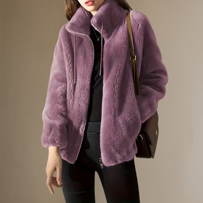 Lana™ | Long Sleeve Zip Up Warm Jacket with Soft Plush Lining