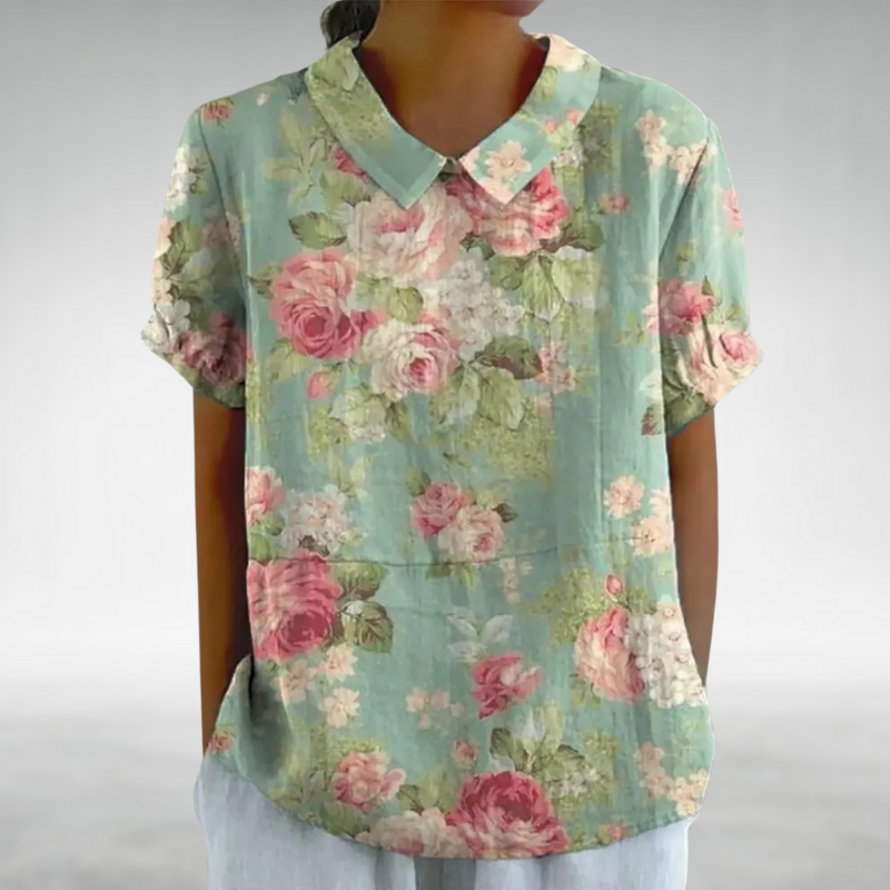 Danaya Vintage floral blouse