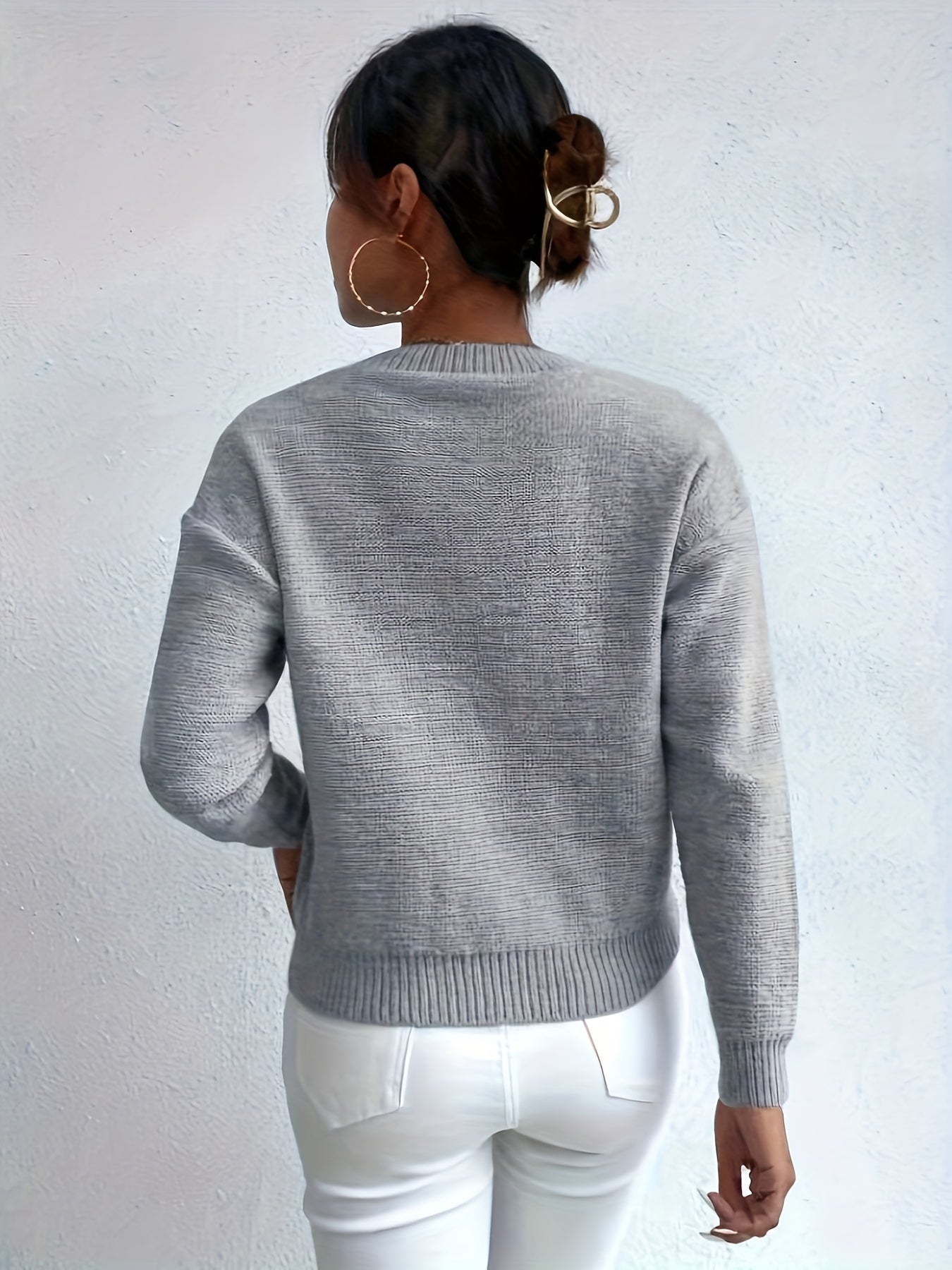 lodie | Cable Knit Crewneck
