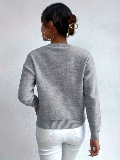 lodie | Cable Knit Crewneck