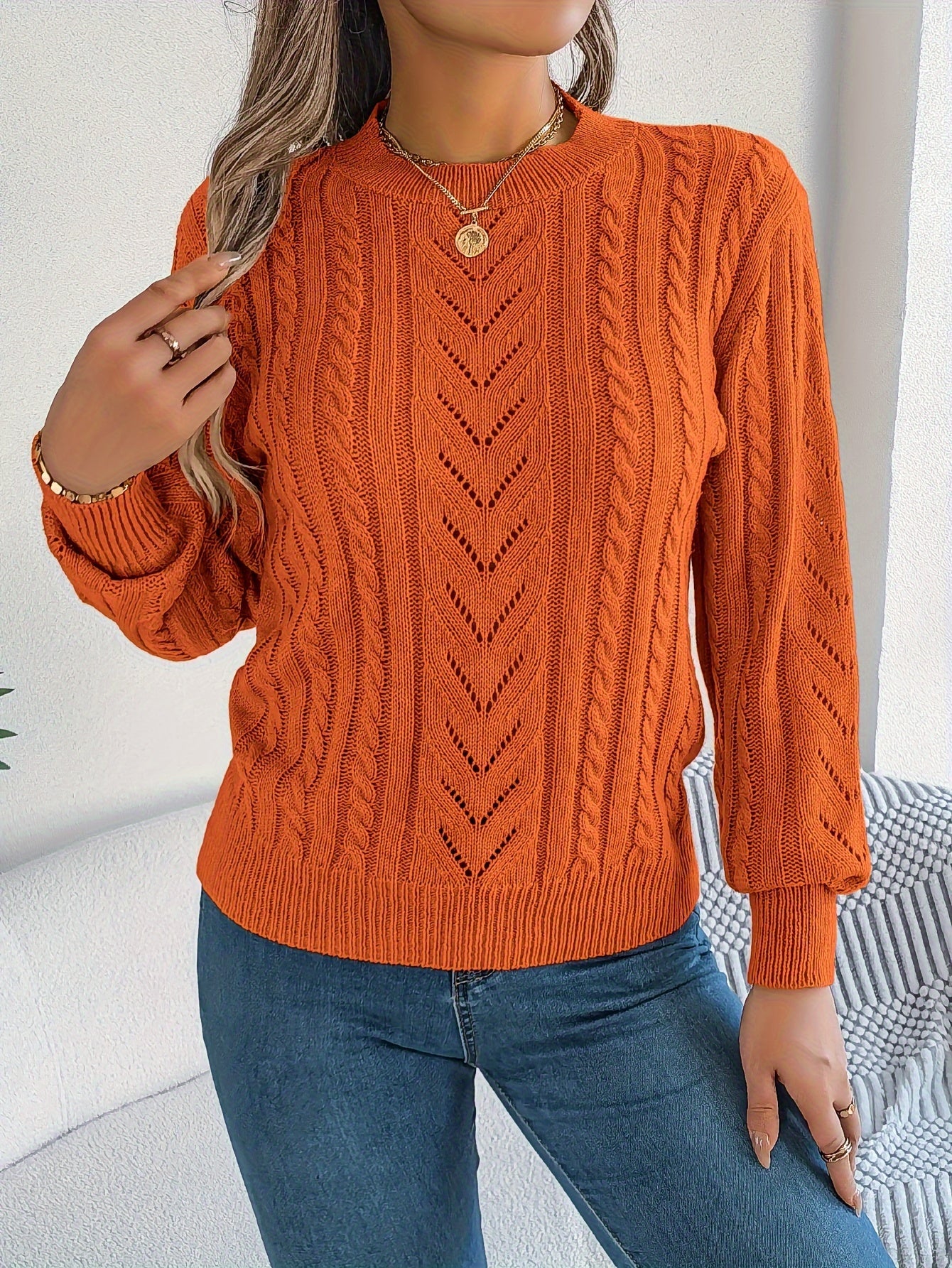 Sienna | No-Itch Cable Sweater