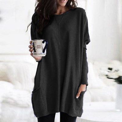 Maree Oversized round neck jumper for women