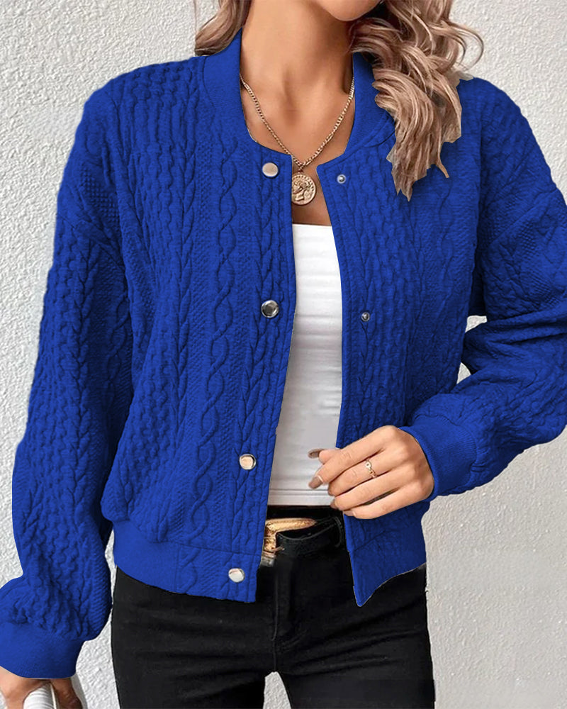 Lucille™  | Elegant Textured Cardigan