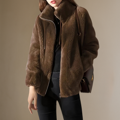 Lana™ | Long Sleeve Zip Up Warm Jacket with Soft Plush Lining