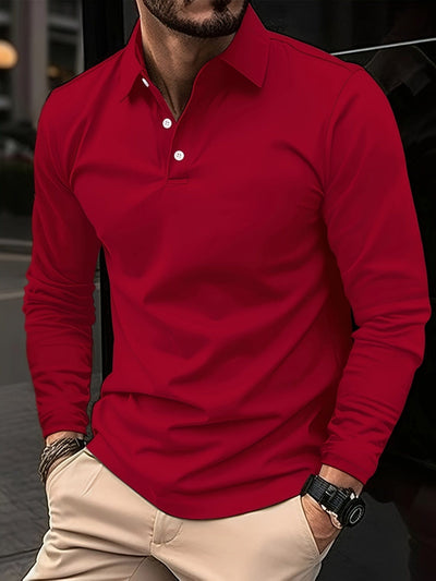 Classic™ Théo – Long-Sleeve Polo Shirt