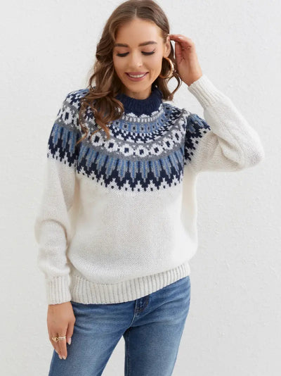 Ella™ | Patterned Knit Sweater
