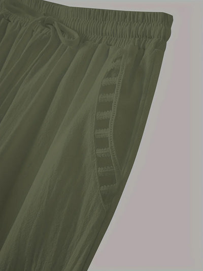 Tracey Contrast Trim Cropped Pants