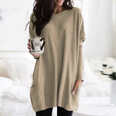 Maree Oversized round neck jumper for women