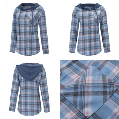 Ceryst Checked Women's Cardigan