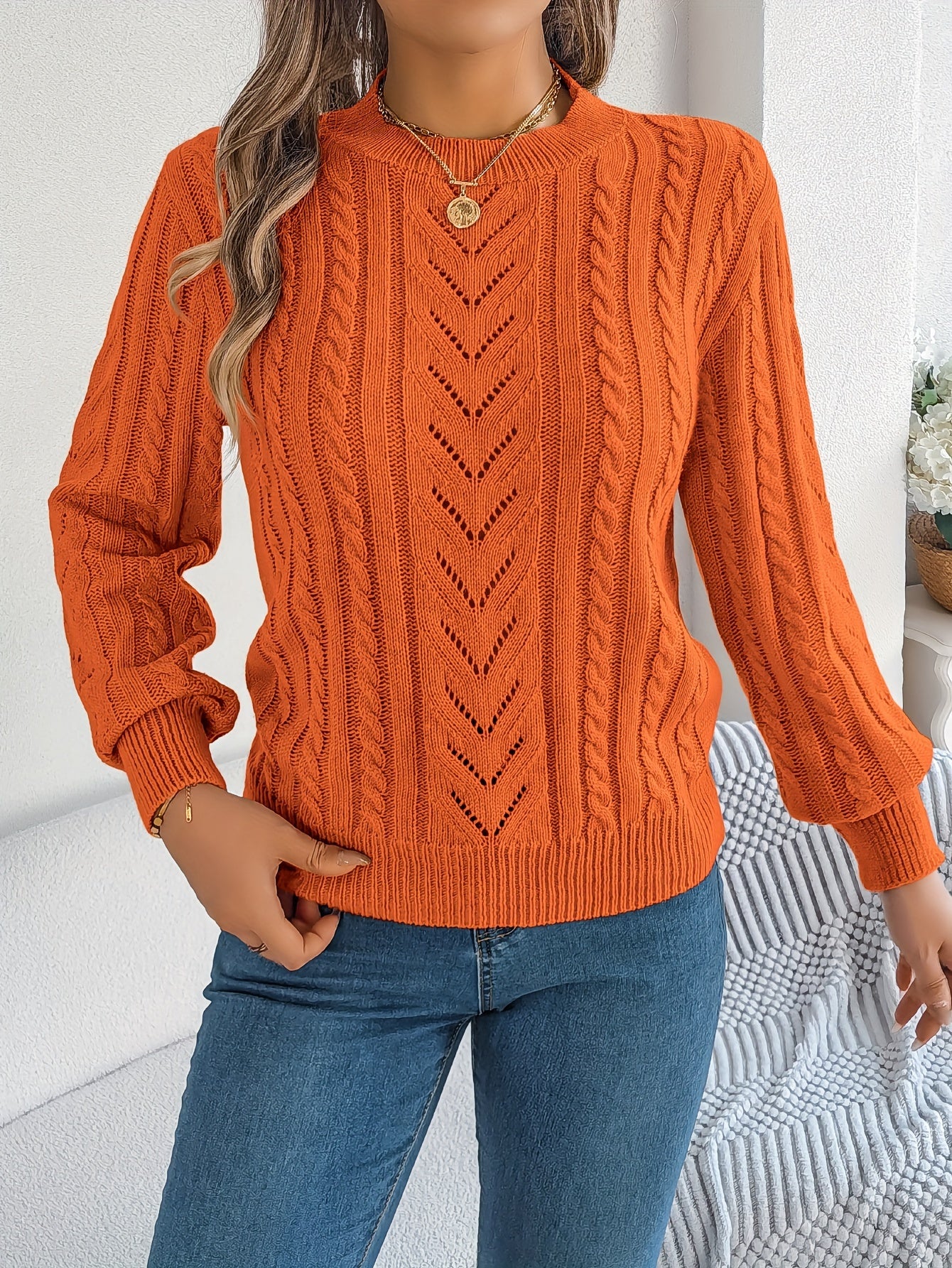 Sienna | No-Itch Cable Sweater