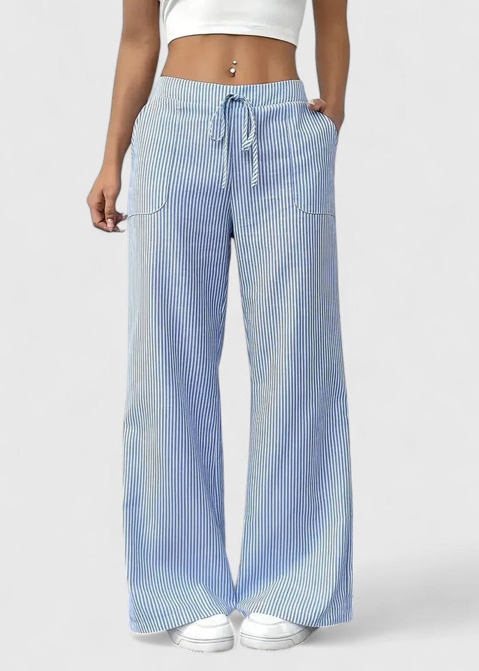Madison Comfortable Wide-Leg Pants with Elegant Details
