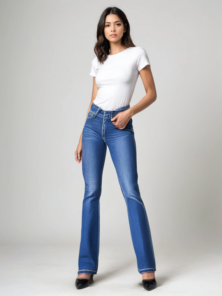 Aya High-Waisted Flare Jeans