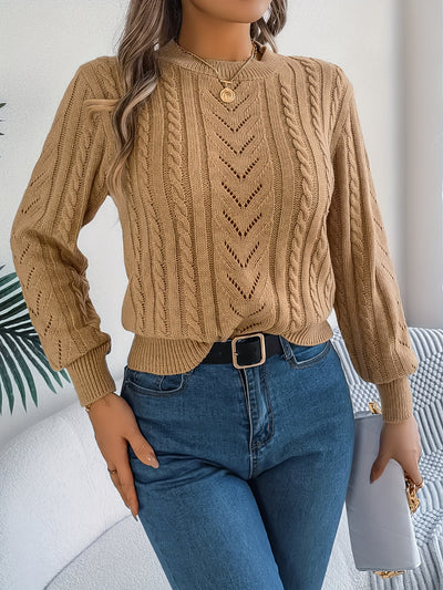 Sienna | No-Itch Cable Sweater