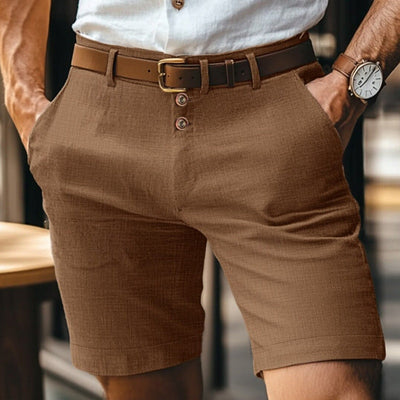 Classic™ Taro – Linen Blend Summer Shorts
