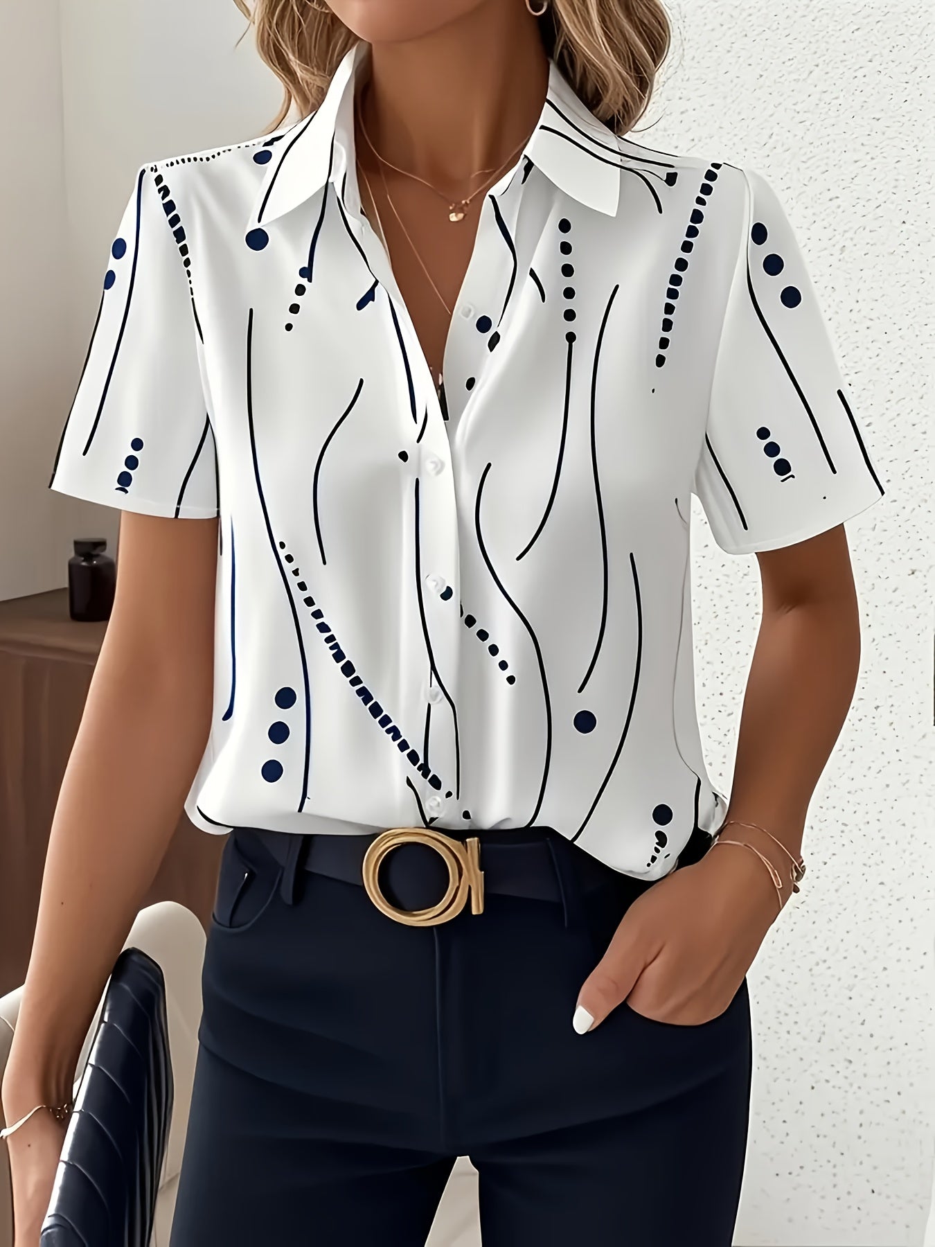 Amelia | Polka Dot Shirt