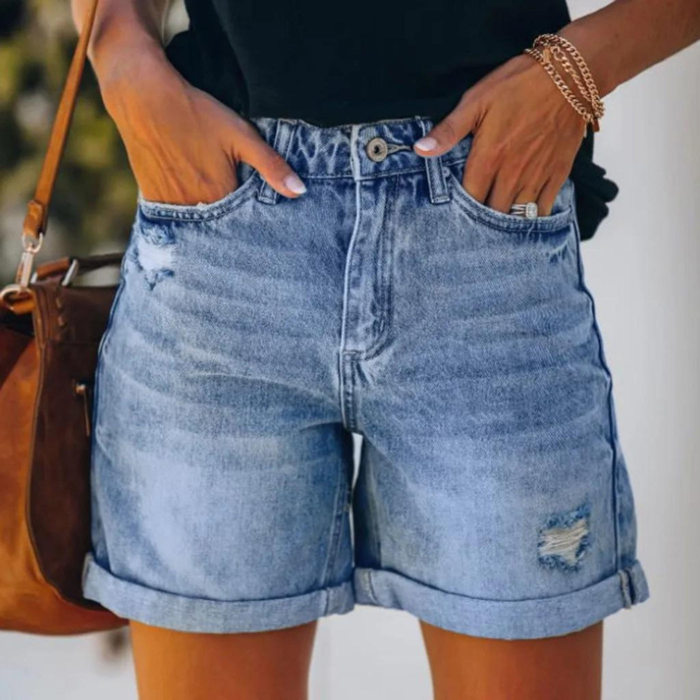 Michelle High Waist Shorts