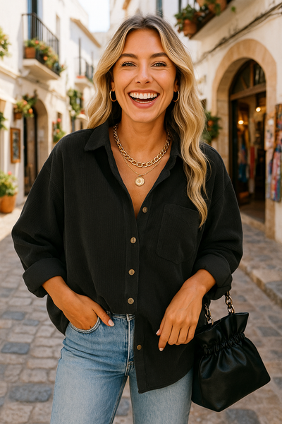 Isla Oversized Spring Blouse