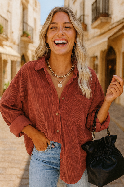 Isla Oversized Spring Blouse