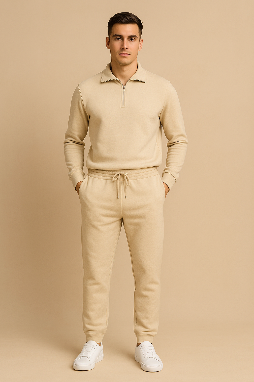 Levi™ |  Two-Piece with Zip & Lapel Detail