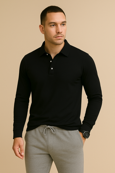 Classic™ Théo – Long-Sleeve Polo Shirt