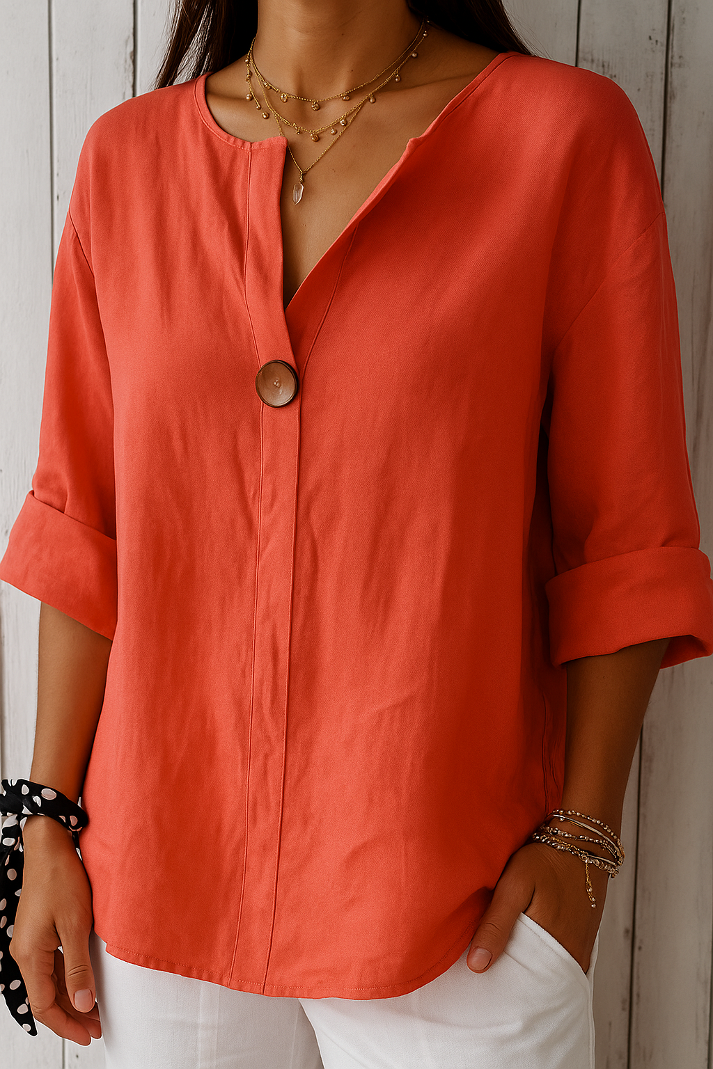Amora™ | Linen Breeze Top