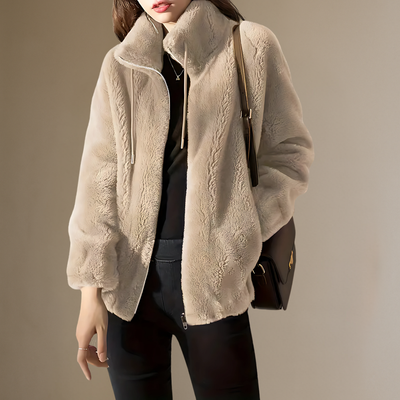 Lana™ | Long Sleeve Zip Up Warm Jacket with Soft Plush Lining