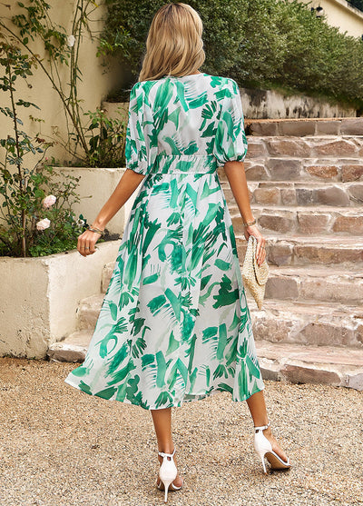 Flore Elegant Floral Dress