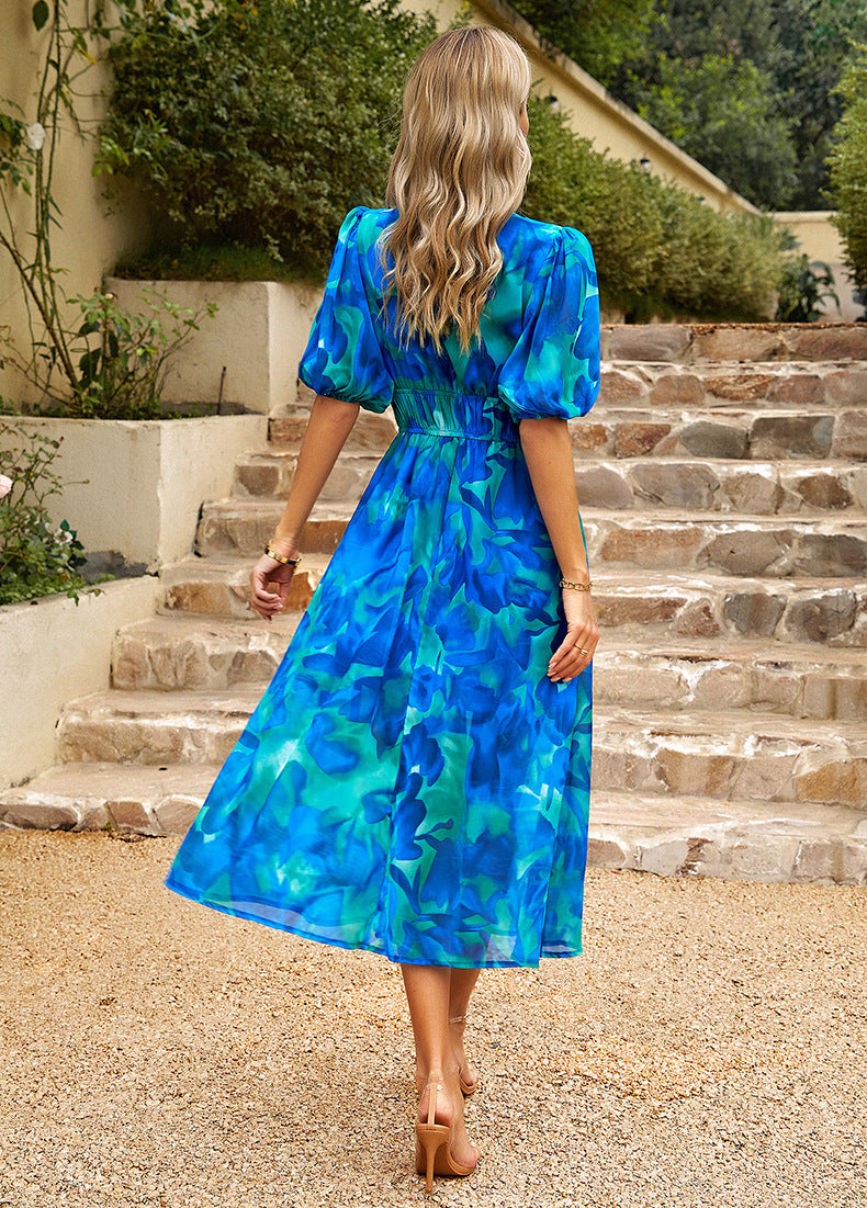 Flore Elegant Floral Dress